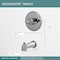 Peerless Westchester Tub Only Trim 1L 14S PTT14123 - alternate 3
